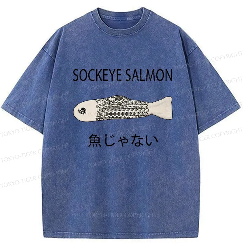 Vintage sockeye salmon tee on sale