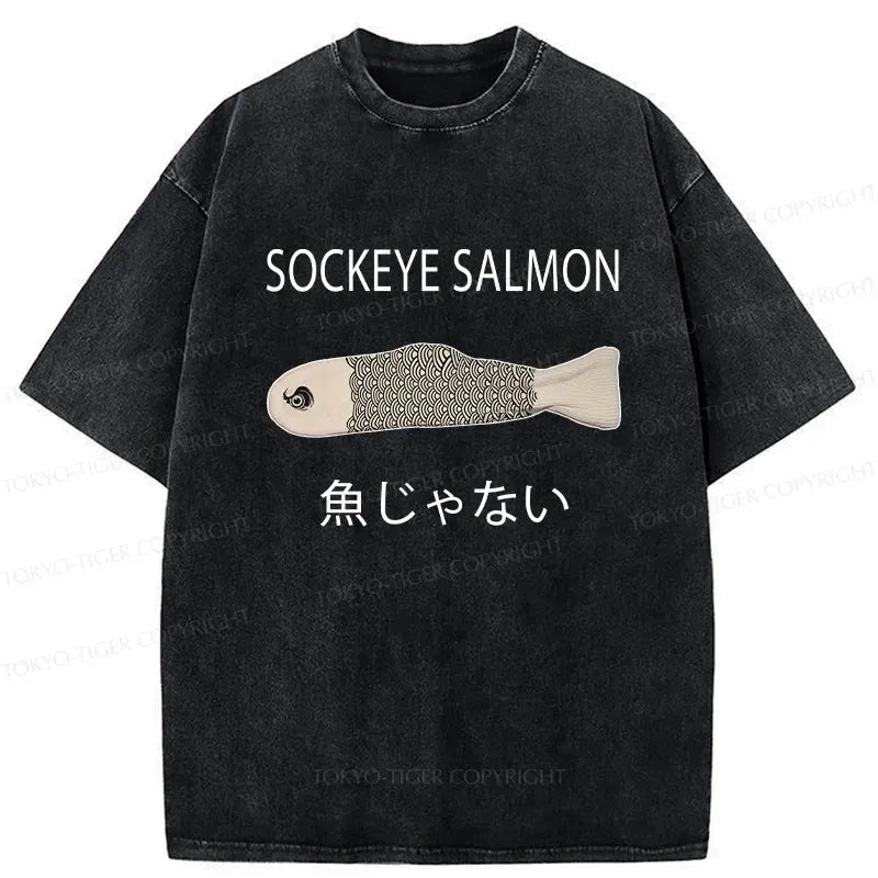 Vintage sockeye salmon tee on sale