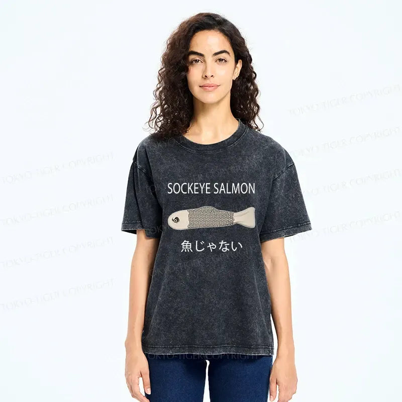 Vintage sockeye salmon tee on sale
