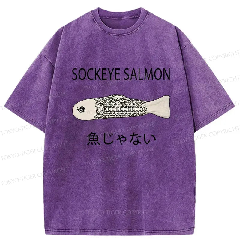 Vintage sockeye salmon tee on sale