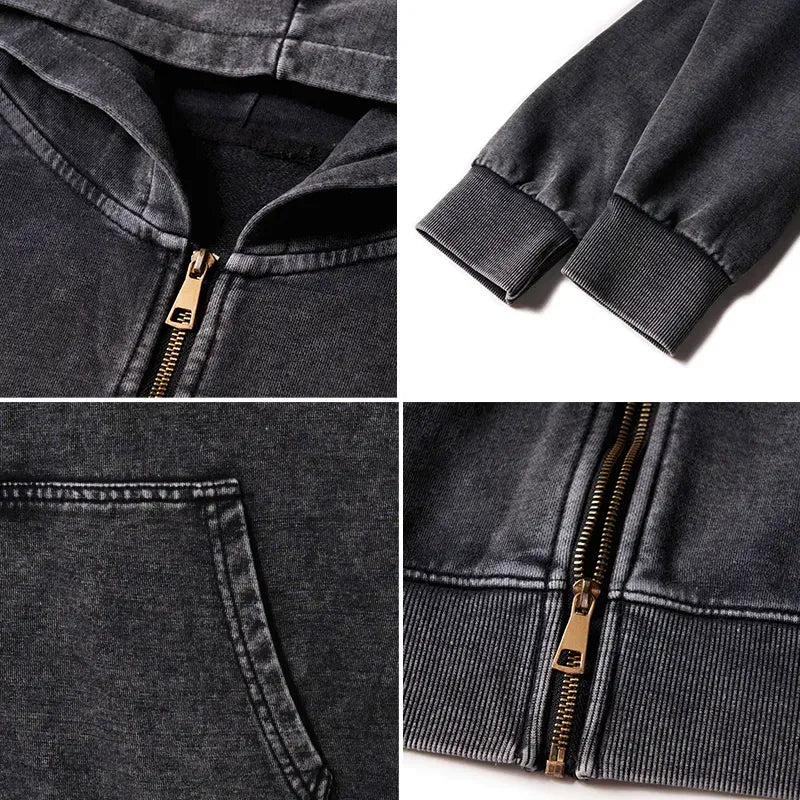 Vintage Japanese Zip Hoodie Free Shipping