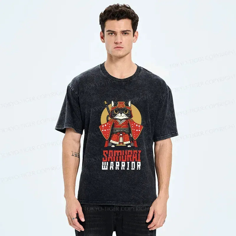Japanese Ukiyo-e Cat T-Shirt Free Shipping