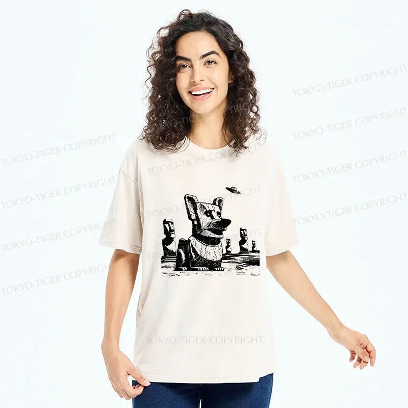 unisex corgi t-shirt for everyday wear