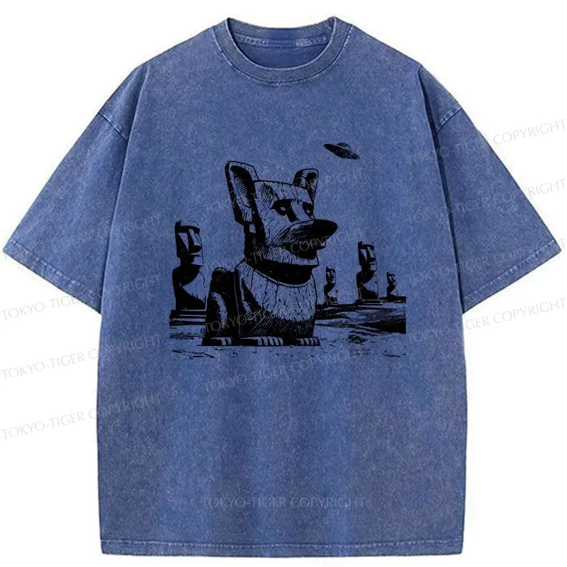 funny japanese style corgi t-shirt