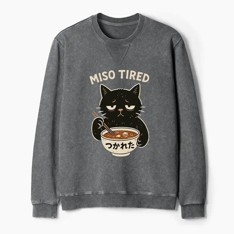 Washed Terry Sweatshirt for Casual Wear