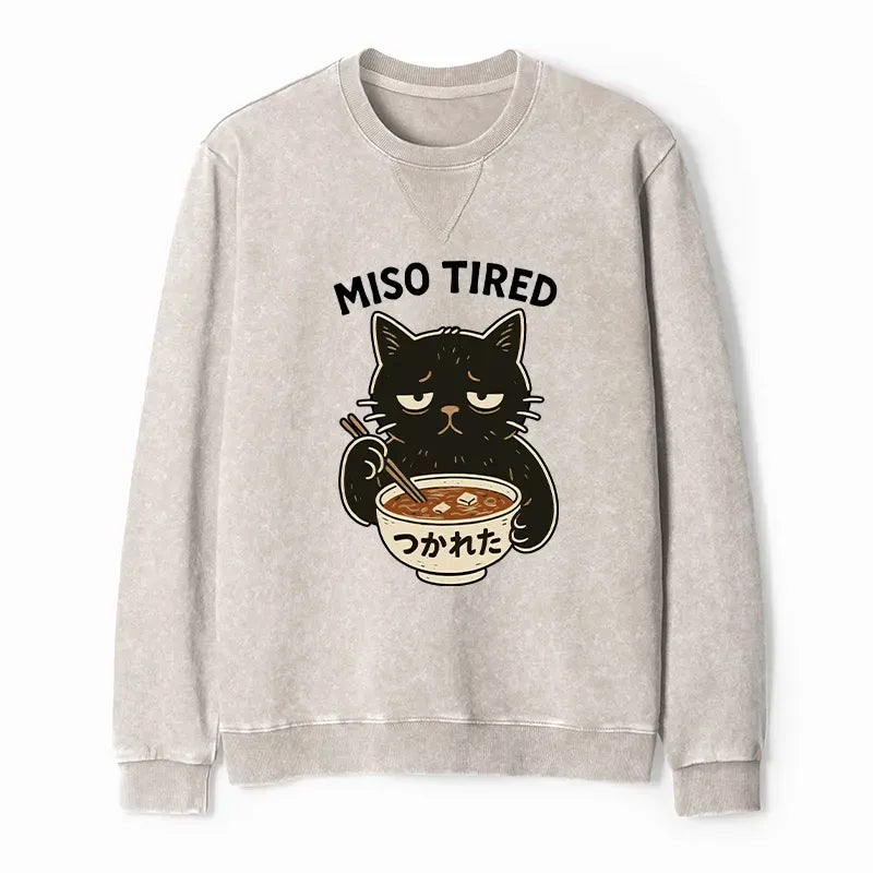 Washed Terry Sweatshirt for Casual Wear