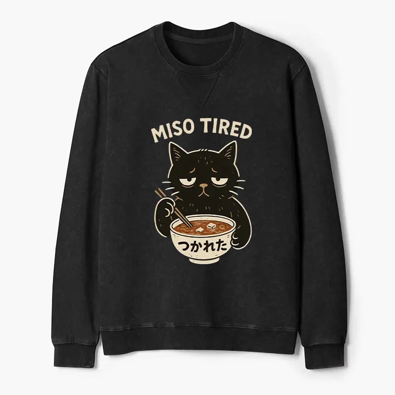 Washed Terry Sweatshirt for Casual Wear