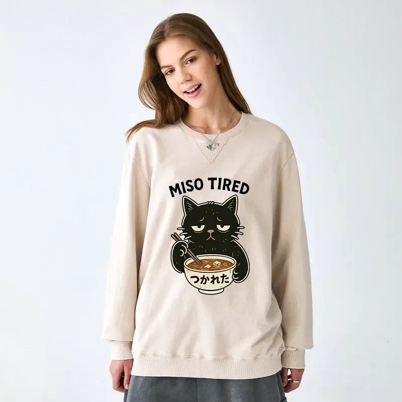 Japanese Vintage Sweatshirt for Streetwear