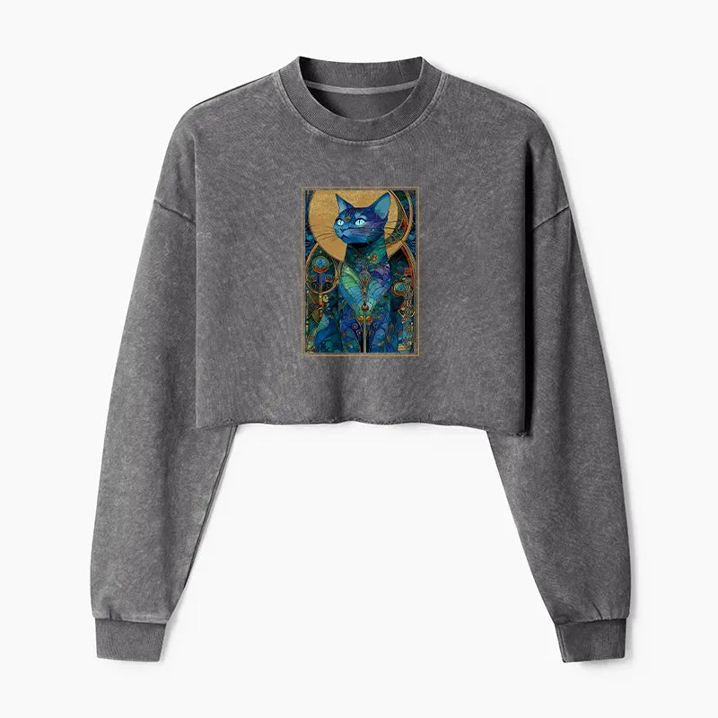 Kyoto cat sweatshirt gift for her