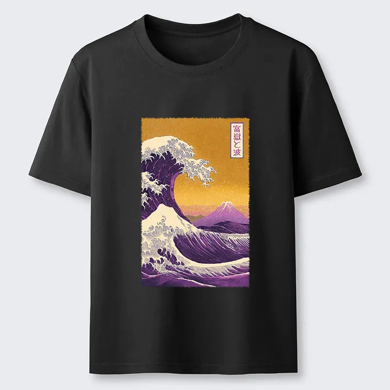 Kyoto Lion Raging Waves T-Shirt Gift Idea