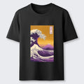 Kyoto Lion Raging Waves T-Shirt Gift Idea