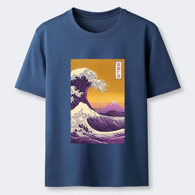 Kyoto Lion Raging Waves T-Shirt Gift Idea