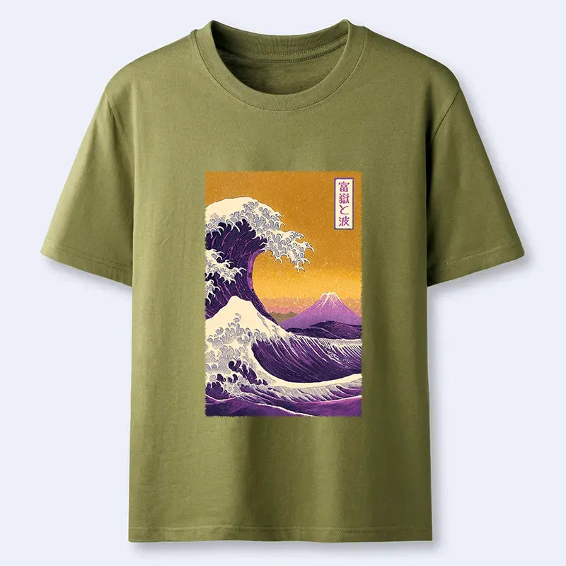 Kyoto Lion Raging Waves T-Shirt Gift Idea