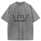 Japanese Washed Lion T-Shirt for Streetwear