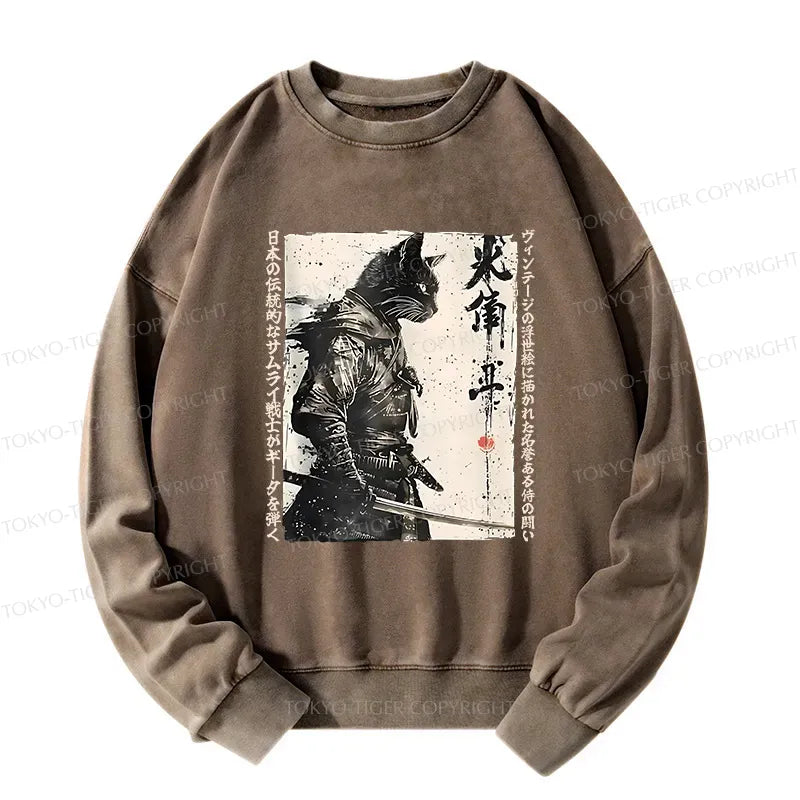 washed japanese sweatshirt for casual vacation