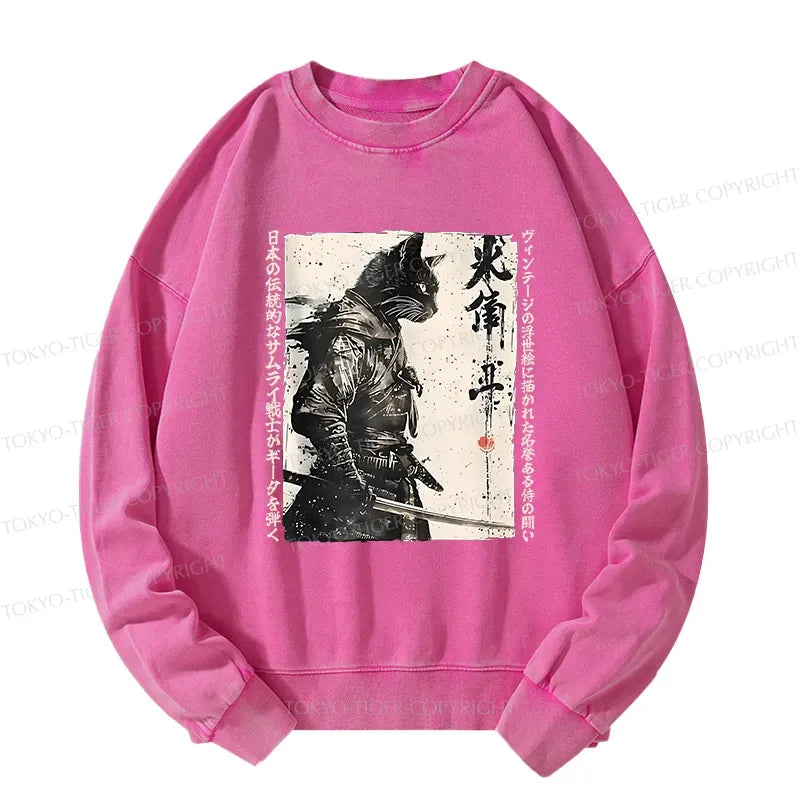 washed japanese sweatshirt for casual vacation