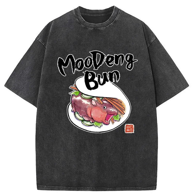 Japanese bun t-shirt free shipping