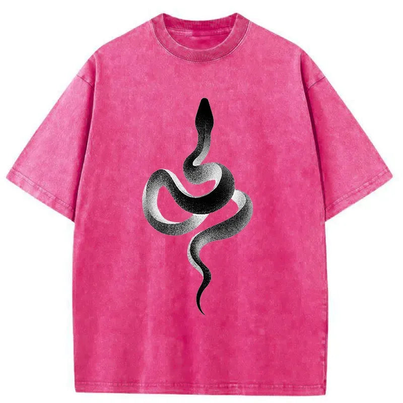Unisex Cotton Snake T-Shirt for Gift
