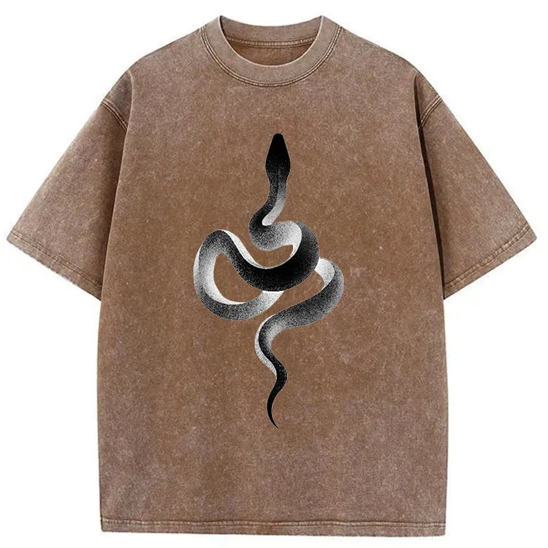 Unisex Cotton Snake T-Shirt for Gift