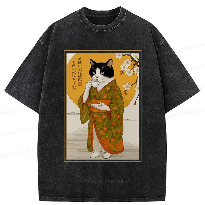 Best Seller Japanese Cat T-Shirt for Daily Wear