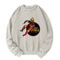 Kyoto-Lion Skeleton Astronaut Washed Sweatshirt