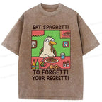 Japanese Washed T-Shirt for Daily Wear