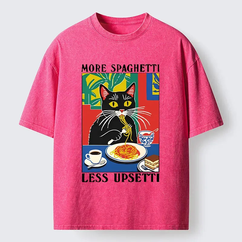 Japanese Vintage Black Cat Washed T-Shirt
