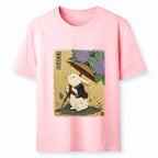 Kyoto-Lion Ukiyoe Rainy Stroll Bunny Classic T-Shirt