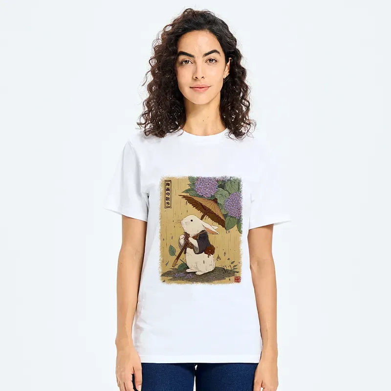 Kyoto Lion Ukiyoe T-Shirt Free Shipping