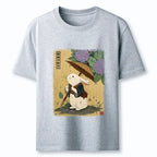 Ukiyoe Bunny T-Shirt for Rainy Day