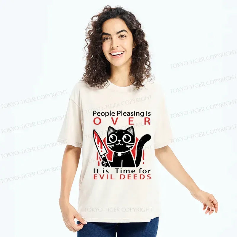 Mischievous Kitten Japan T-Shirt