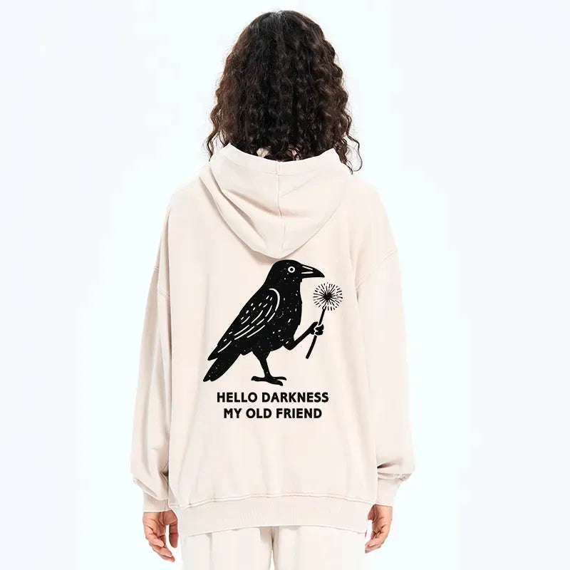 Kyoto-Lion My Old Friend The Crow Washed Zip Hoodie