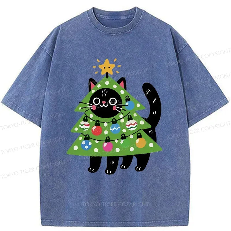 Japanese Vintage Washed Cat Tee