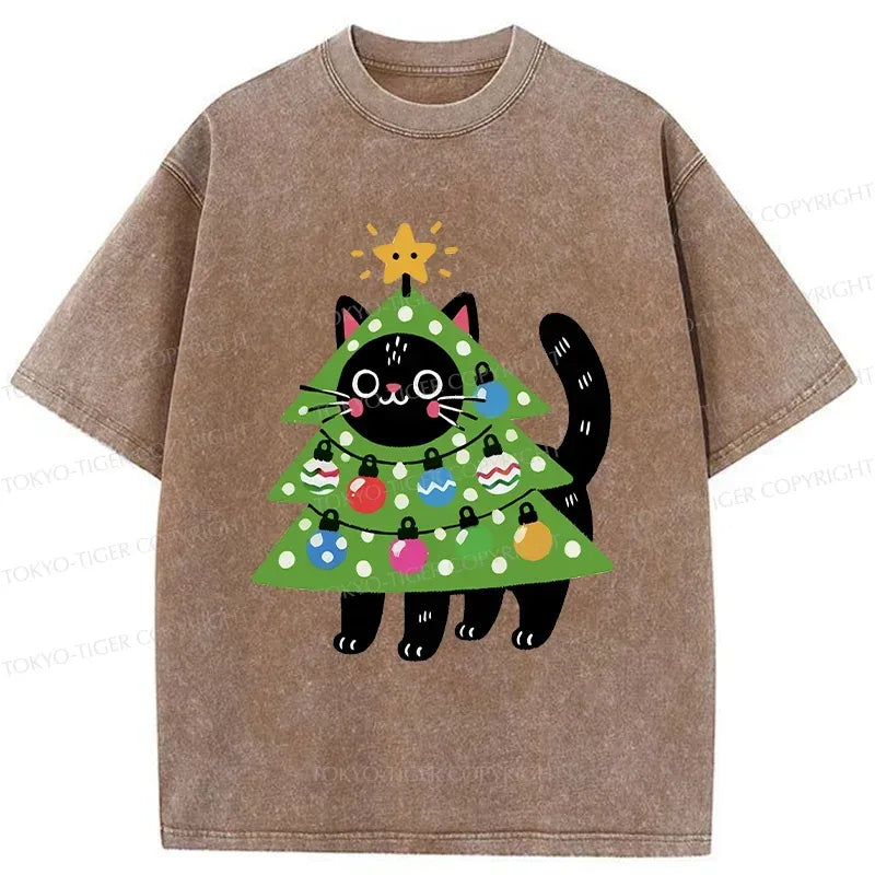 Japanese Vintage Washed Cat Tee