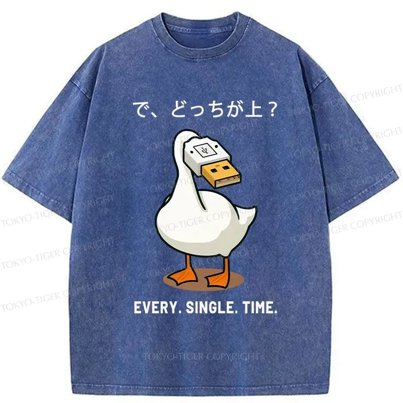 Japanese vintage washed unisex t-shirt