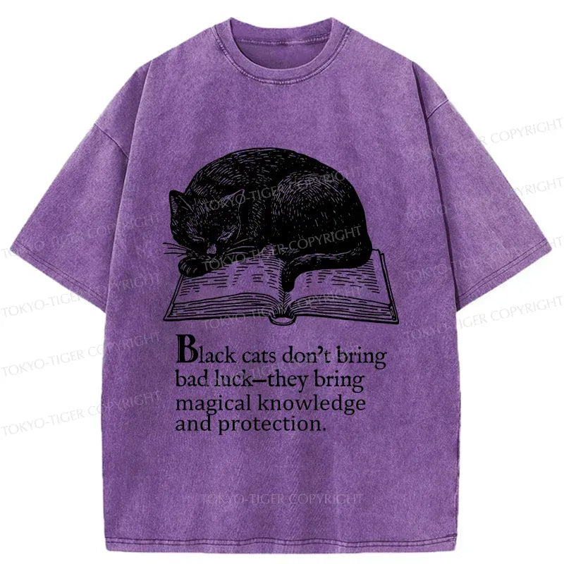 Kyoto Retro Cat Sleeping on Book T-Shirt
