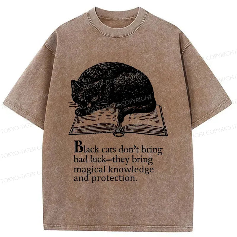 Kyoto Retro Cat Sleeping on Book T-Shirt