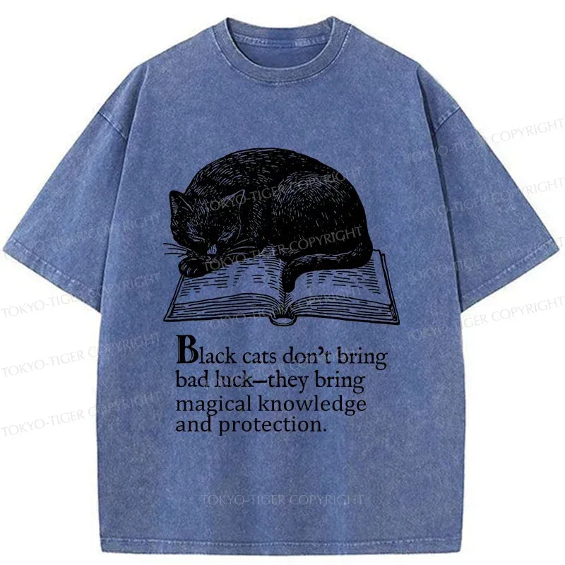 Kyoto Retro Cat Sleeping on Book T-Shirt