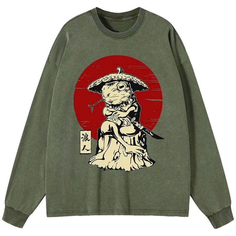 Japanese Frog Samurai Unisex T-Shirt Best Seller