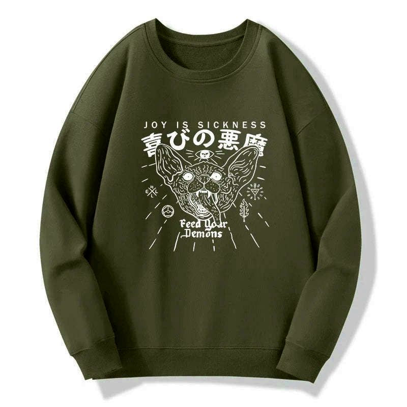 Vintage Japanese culture sweatshirt on sale