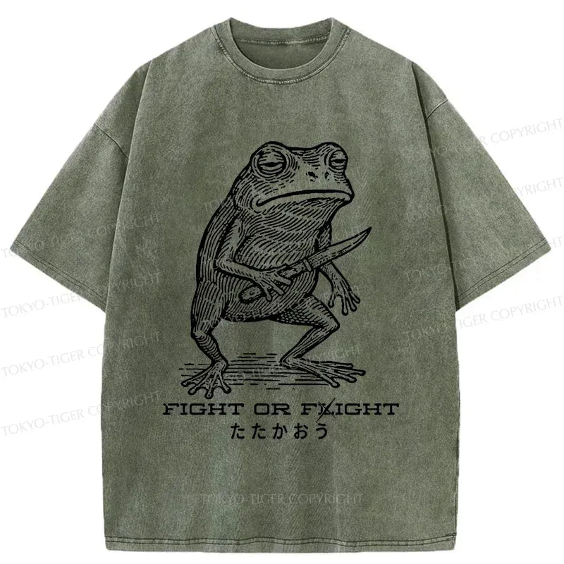 Japanese Frog T-Shirt for Daily Wear