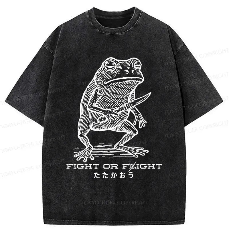 Japanese Frog T-Shirt for Daily Wear