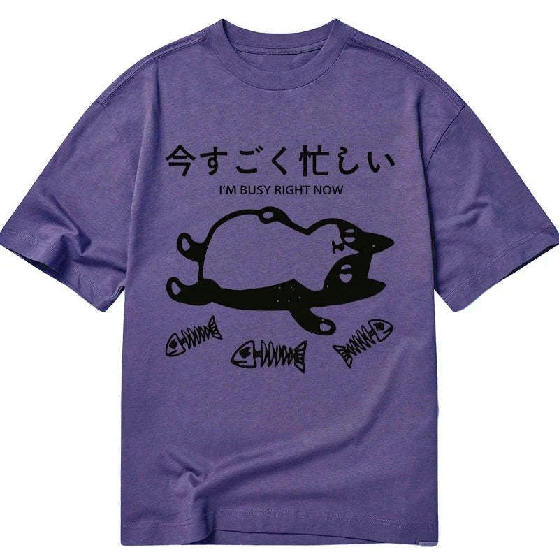 Kyoto-Lion I'm Busy Right Now Classic T-Shirt