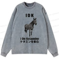 washed long sleeve tee for daily wear