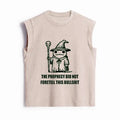 Kyoto-Lion Funny Meme Wizard Frog Weird Prophecy Women's Washed Tank Tops