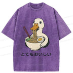 Vintage Japanese Ramen T-Shirt for Streetwear