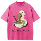 Vintage Japanese Ramen T-Shirt for Streetwear