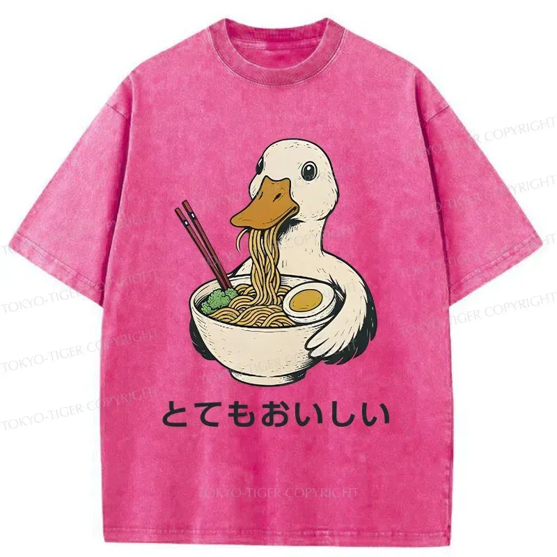 Vintage Japanese Ramen T-Shirt for Streetwear