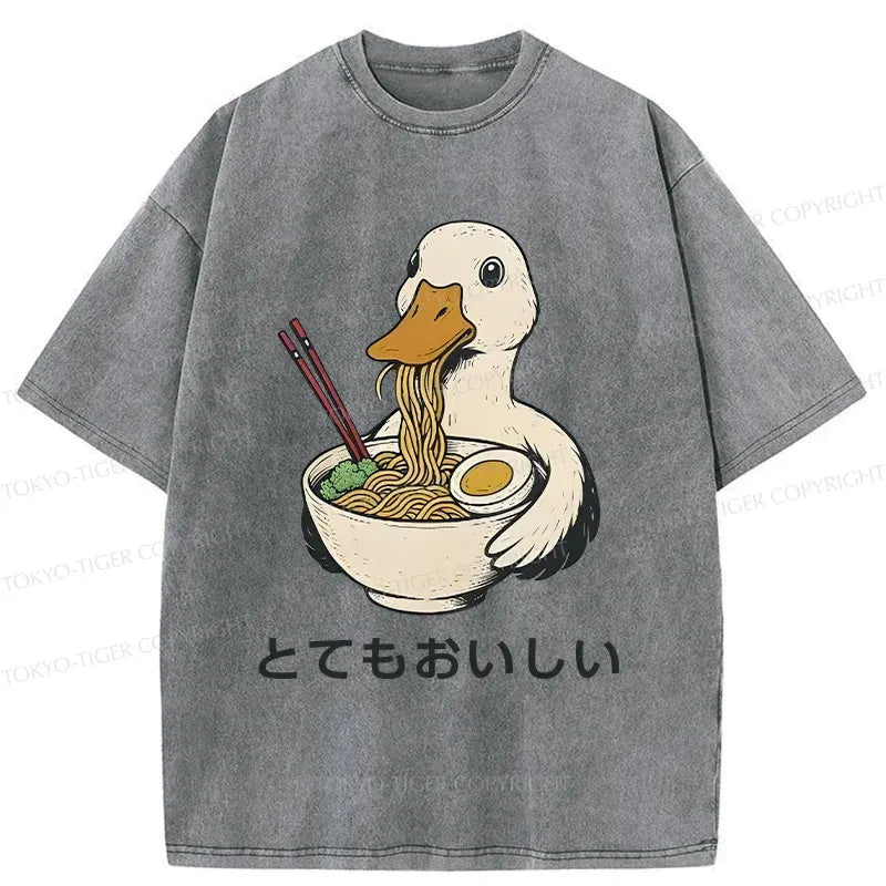 Vintage Japanese Ramen T-Shirt for Streetwear