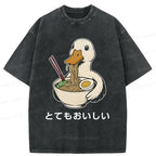 Vintage Japanese Ramen T-Shirt for Streetwear